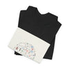 Botanical Doodle Circle Tee | hand drawn line drawing, sketch pattern by Tristan’s Treehouse