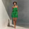 Women's Multi-Layer Ruffle Camisole & Shorts Set by FitiqueFit