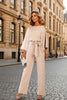 Solid Color Slim-Fit Long Sleeve Knit Jumpsuit | 3 Colors S–XXL by FitiqueFit