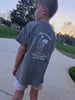 SURFS UP GIRL TEE - GRAY by LITTLE RAD THINGS