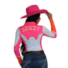 Howdy Lightning Zip Rodeo Shirt by Neon Spur