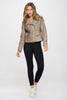 Coalition LA Studded Classic Moto Faux Leather Jacket for Women Edgy and Stylish Outerwear by Stevvex