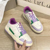 Contrast Star Round Toe Athletic Sneakers – Pastel Flat Shoes by FitiqueFit