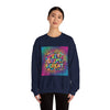 Yeet Sleep Repeat Sweatshirt | meme phrase, glitch graphic by Tristan’s Treehouse