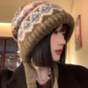 Winter Vintage Wool Bag Cap – Warm Ear Protection Hat for Cold Weather by FitiqueFit