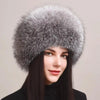 🧢 Women’s Winter Genuine Leather Ethnic Style Ear Protection Hat by FitiqueFit