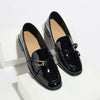 Women’s Patent Leather Square Toe Shoes by FitiqueFit
