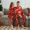 European And American Long Sleeve Home Wear Printed Plaid Christmas Suit by My Store