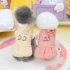Pet Dog Clothes Small Dog Butterfly Cotton-padded Dress by My Store