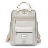 Solid Color Mommy Student Schoolbag Backpack