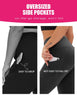 Cropped High-Waisted Yoga Pants with Slanted Pockets by FitiqueFit