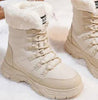 Women’s Fleece-Lined Chunky Sole Shoes – Warm Casual Winter Comfort Shoes by FitiqueFit