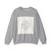 Hand-Drawn Doodle Circle Sweatshirt | line drawing, sketch pattern by Tristan’s Treehouse