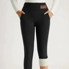 Women’s High-Waist Fleece-Lined Warm Leggings by FitiqueFit