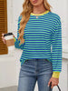 Striped Long Sleeve Casual T-Shirt by Simply Love