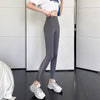 Women's Shapewear Tummy-Control Leggings – High-Stretch Cropped Nylon Pants by FitiqueFit