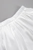 Back Elastic Waist Satin Minx Skirt