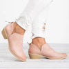 Women's Retro Chunky Heel Ankle Boots – Block Heel Faux Suede by FitiqueFit