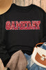 GAME DAY Round Neck Long Sleeve Sweatshirt by Wild and Free Boutique