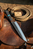 Japanese Gyuto Chef Knife 8” – Kurouchi Finish Blade with Wa Handle, Traditional Meiji Style by JW SteelCrafts