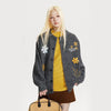 Women’s Retro Floral Embroidered Cardigan Sweater by FitiqueFit