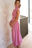 Modern Cutout Mock Neck Sleeveless Ruched Dress Elegant Dress For Women by Stevvex