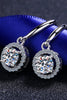 1 Carat Moissanite 925 Sterling Silver Drop Earrings by Wild and Free Boutique