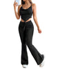 Stylish High-waisted Flared Pants by My Store