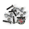 Independent Truck Co. Genuine Parts 7/8 Black/Silver Phillips Skateboard Mounting Hardware