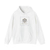 Ornate Brooch Emblem Hoodie | vintage emblem, baroque crest by Tristan’s Treehouse