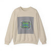 2026 Loading 99% Crewneck Sweatshirt | NYE countdown, retro system UI by Tristan’s Treehouse