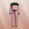Women's Korean-Style Hoodie & Pants Two-Piece Set – Casual Patchwork by FitiqueFit