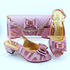 Summer Sweet Thick Heel Fish Mouth Scrub Sandals