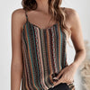 Women’s Geographical Print Retro Camisole Top by FitiqueFit