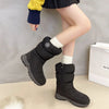Thickened Cotton Mid-Calf Snow Boots for Women by FitiqueFit