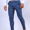 👔 Men's Slim Fit Button Trousers – Versatile Office & Casual Wear by FitiqueFit