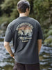 Men's Plus Size Outdoor Fishing Graphic Relaxed Fit T-Shirt by Simply Love