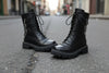 Women’s Chunky Heel Mid-Calf Dr. Style Boots – Large Size Fall & Winter Boot by FitiqueFit