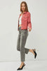 RISEN Full Size Raw Hem Button Up Cropped Denim Jacket Plus Size by Wild and Free Boutique