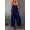 Women's Pleated Chest Cross-Strap Jumpsuit by FitiqueFit