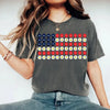 American Flag Daysies, Flowers Independence Day T-shirt by Adorb Custom Tees
