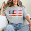 American Flag Daysies, Flowers Independence Day T-shirt by Adorb Custom Tees