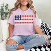 American Flag Daysies, Flowers Independence Day T-shirt by Adorb Custom Tees