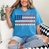 American Flag Daysies, Flowers Independence Day T-shirt by Adorb Custom Tees