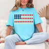American Flag Daysies, Flowers Independence Day T-shirt by Adorb Custom Tees