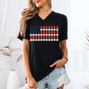 American Flag Daysies, Flowers Independence Day T-shirt by Adorb Custom Tees