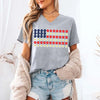 American Flag Daysies, Flowers Independence Day T-shirt by Adorb Custom Tees
