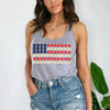 American Flag Daysies, Flowers Independence Day T-shirt by Adorb Custom Tees