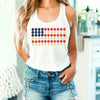 American Flag Daysies, Flowers Independence Day T-shirt by Adorb Custom Tees