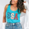 USA Floral T-Shirt - Independence Day Flowers Tees by Adorb Custom Tees